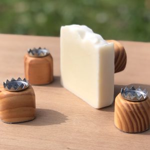 porte savon magnétique porte savon minimaliste bois fabrication france