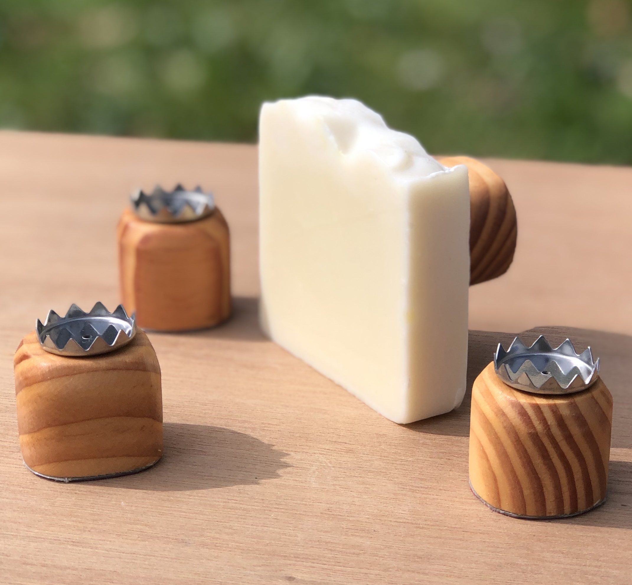 porte savon magnétique porte savon minimaliste bois fabrication france
